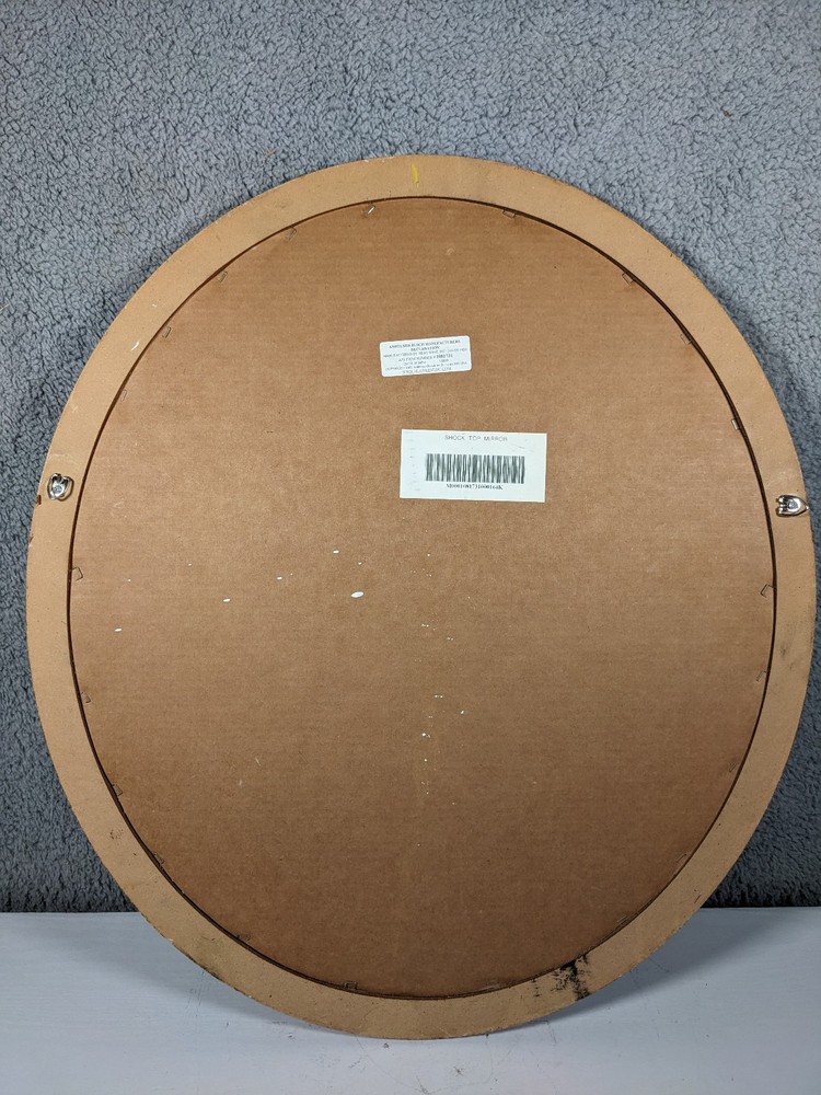Shock Top Brewing Co. Framed Oval Mirror Anheuser Busch 25"