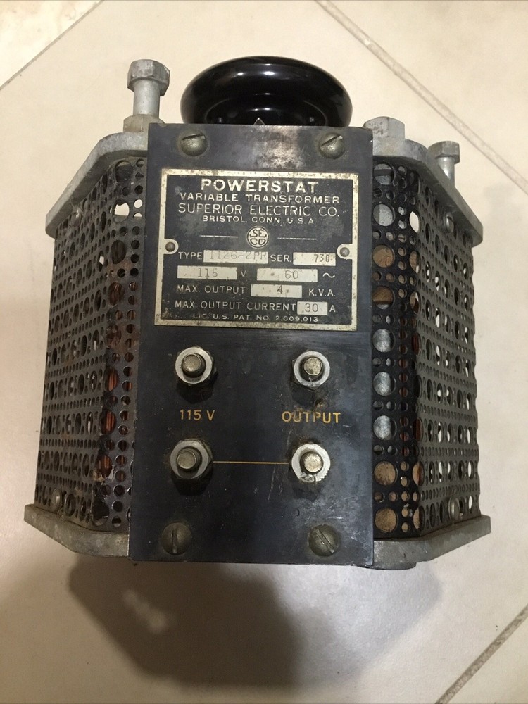 Superior Electric 1126-2pr Powerstat Variable Transformer