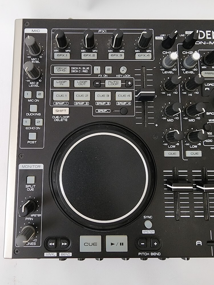 DENON DN-MC6000 4ch DJ Controller Mixer Traktor Virtual 4-Channel Black