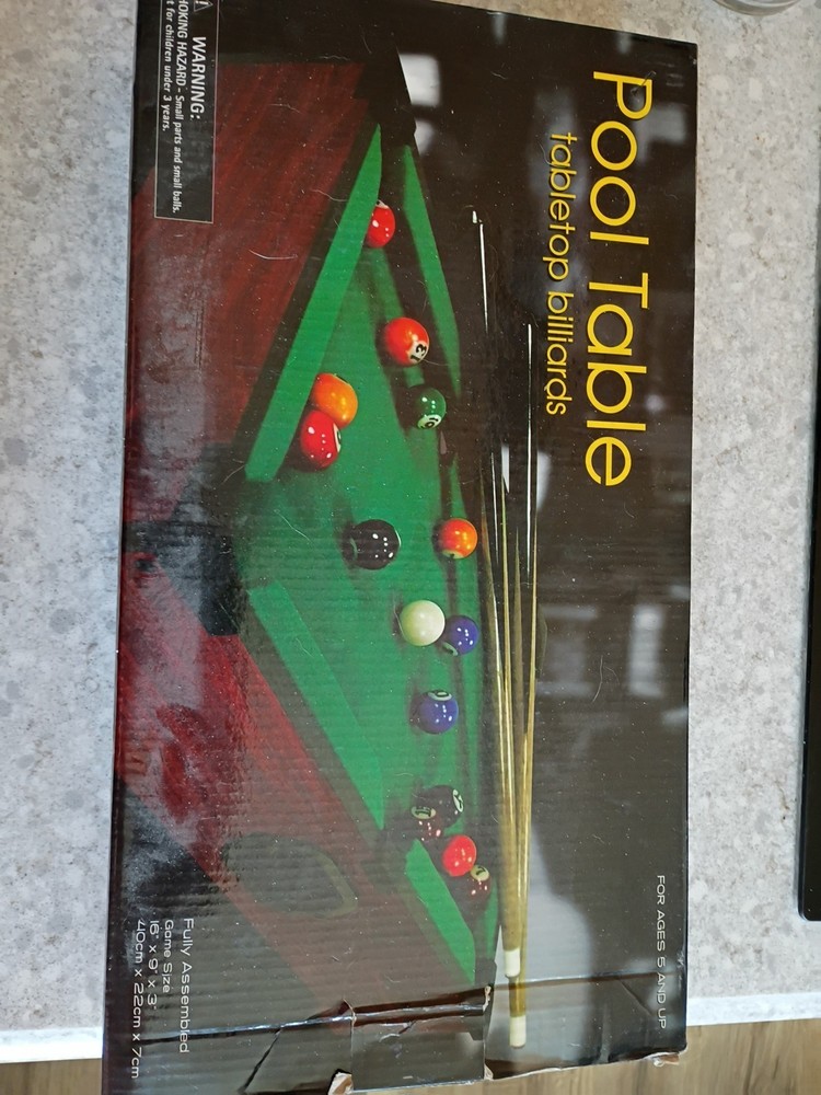 Westminster Tabletop Billiards Pool Table With Accessories B2