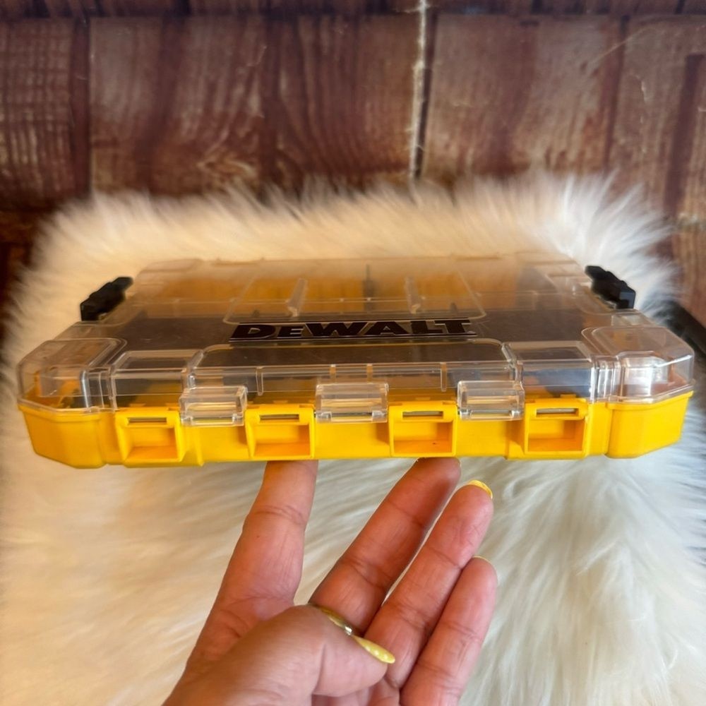 DEWALT Tool Box Tough Case Medium Yellow Case
