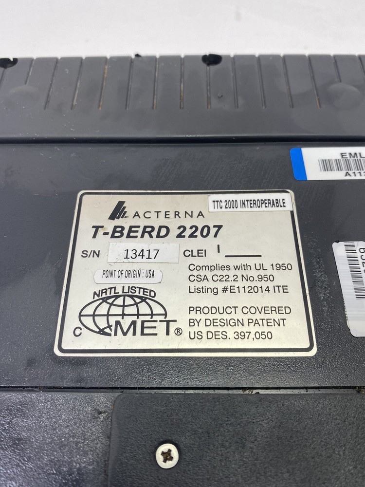 Acterna T-BERD 2207 TestPad 2000 Cable Tester Handheld Unit (4)