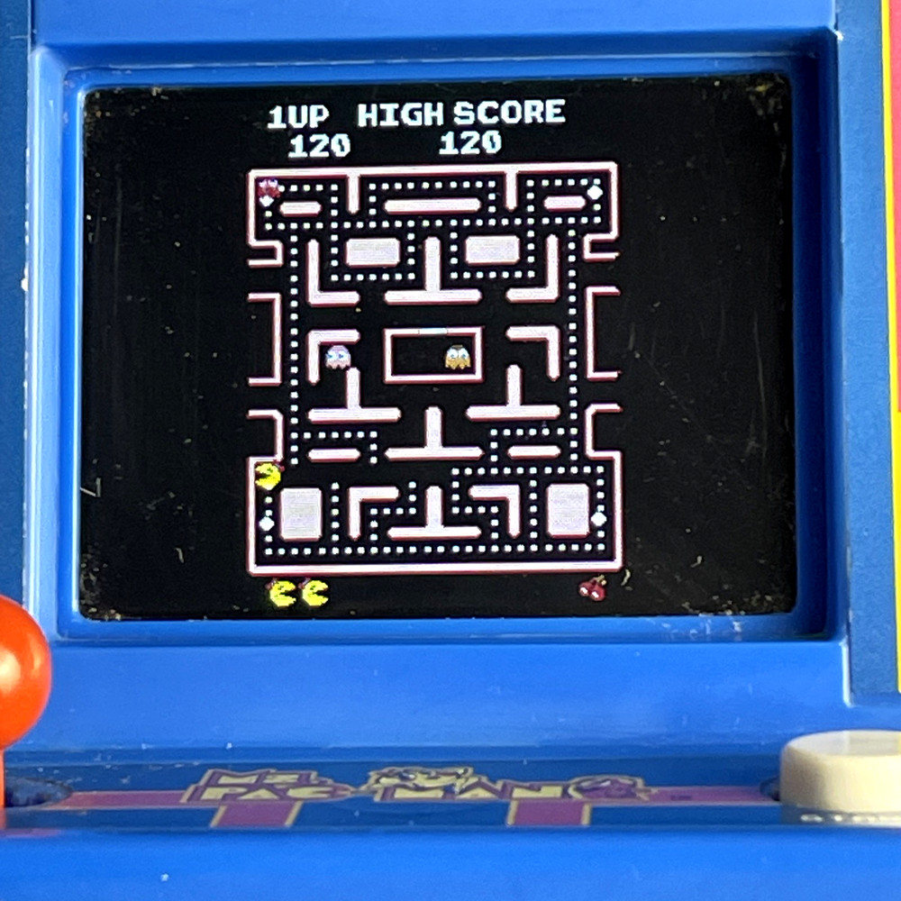 Ms. Pac-Man Arcade Mini Handheld Tabletop Game #09615 2018 Electronic -TESTED