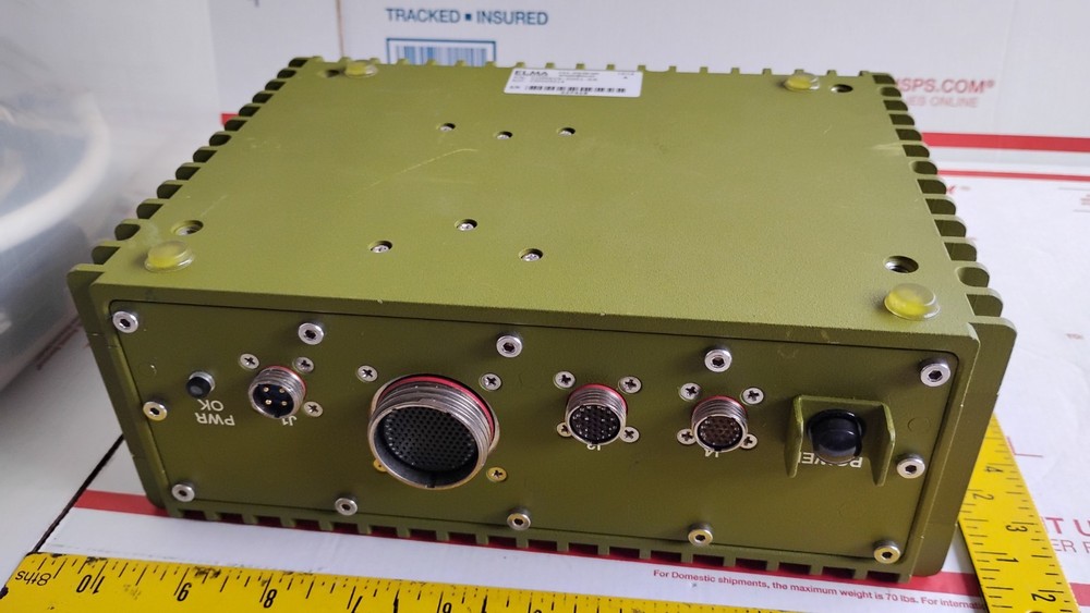 ELMA COMSYS-5001-SR Aerospace Digital Processor Unit Computer WITH CABLE MADE US