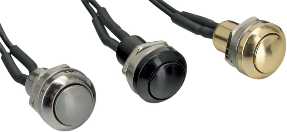 DRAG SPECIALTIES For Mini Push-Button Switch - Chrome 370314