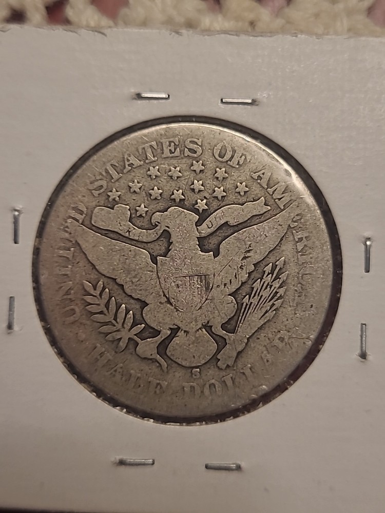 1908 s barber half dollar