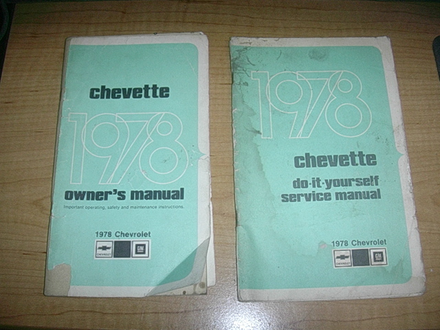 1978 CHEVROLET CHEVETTE OWNERS MANUAL