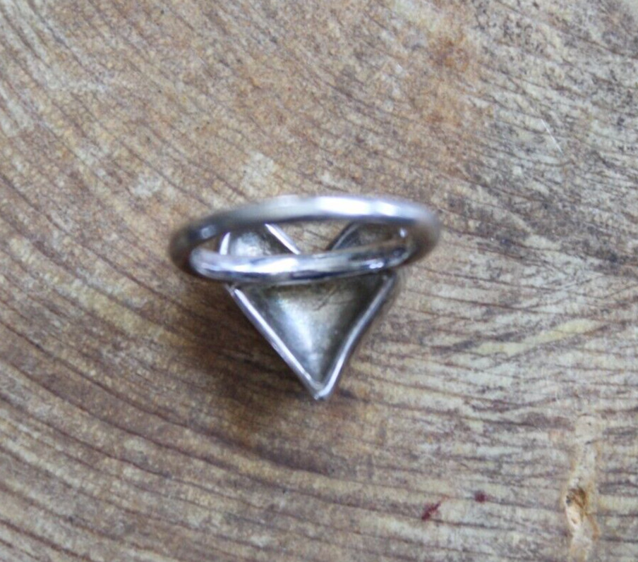 RIM Studio Sterling Silver HEART Ring sz 8