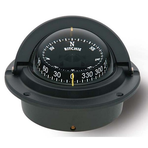 Ritchie F-83 Voyager Flush Mount Compass | Black