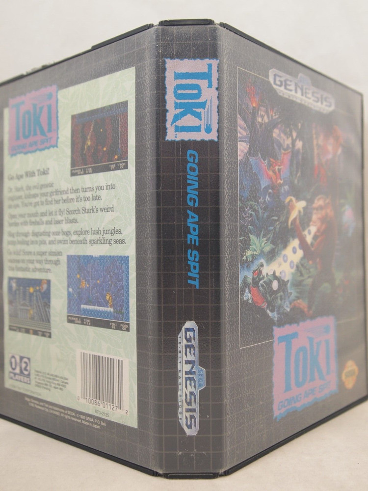 Toki Going Ape Spit Case (SEGA Genesis) Authentic BOX ONLY
