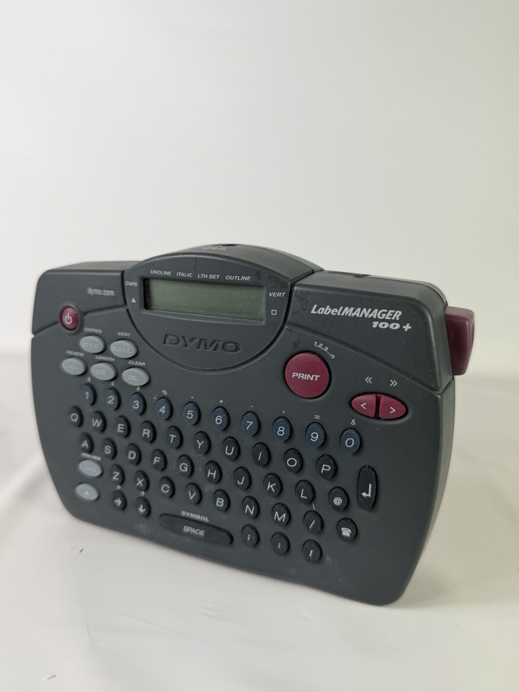 DYMO Label Manager 100+ Thermal Label Maker Tested Works Needs Adapter