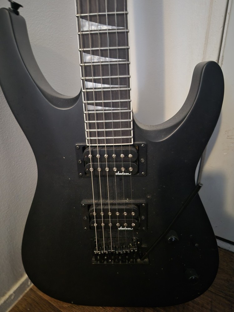 Jackson Black Solid Body Electric Guitar 6 String Right-Handed