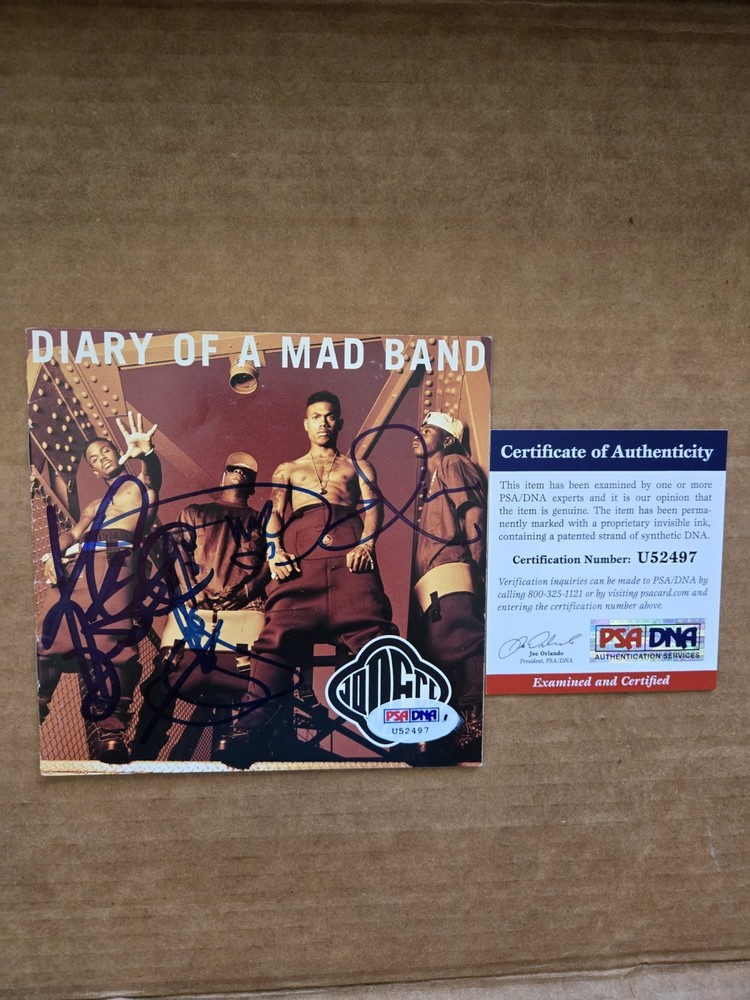 Super Rare Autographed Jodeci Hand Signed CD Booklet With COA