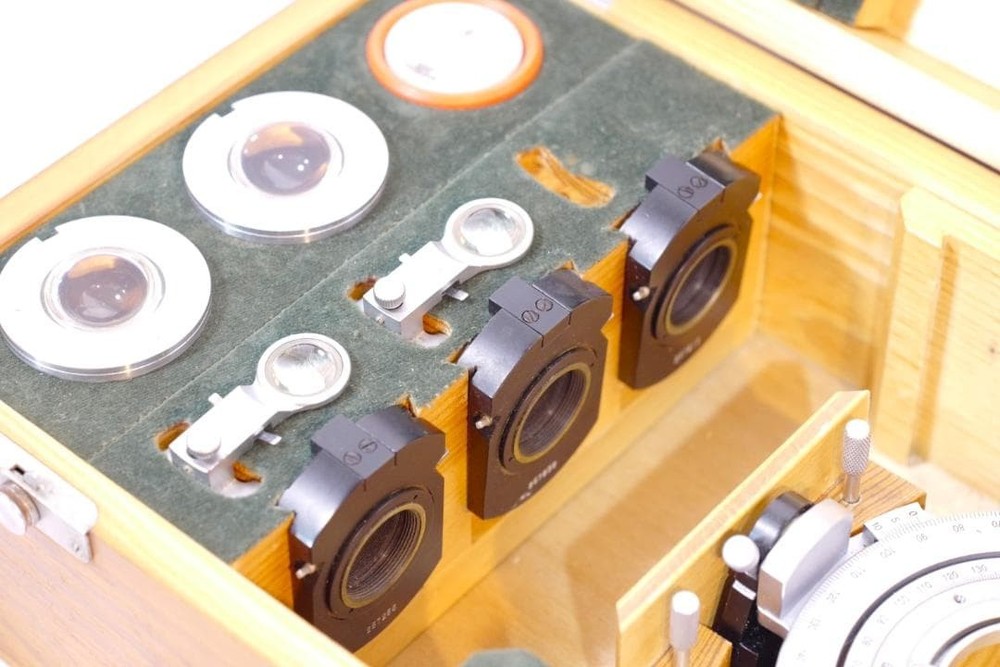 Carl Zeiss Universal Rotating Stage 4 Axis Polarizing Microscope