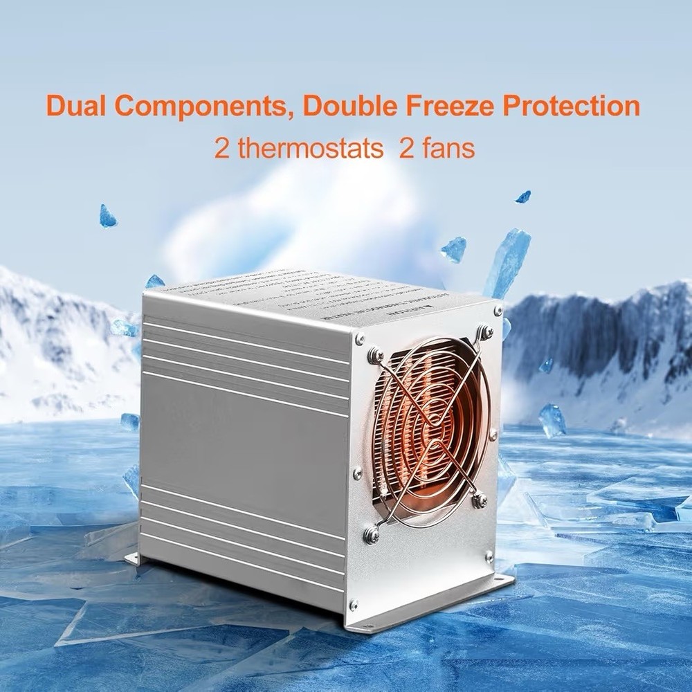 Boat Engine Compartment Heater 700W with Self-Regulated PTC Element and Water...