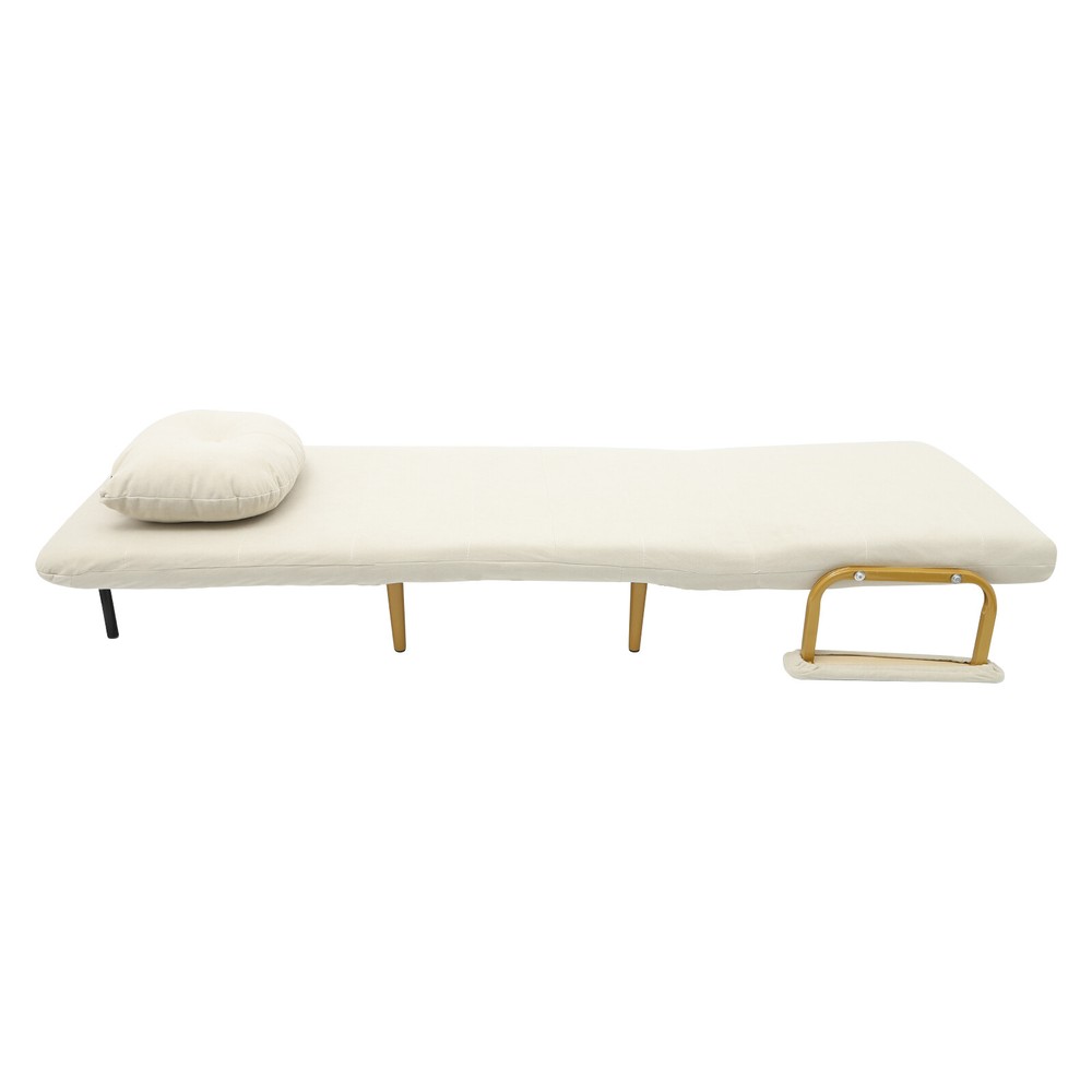 Convertible Sofa Bed Folding Sofa Bed With Pillow & 5-Gear Adjustable Backrest