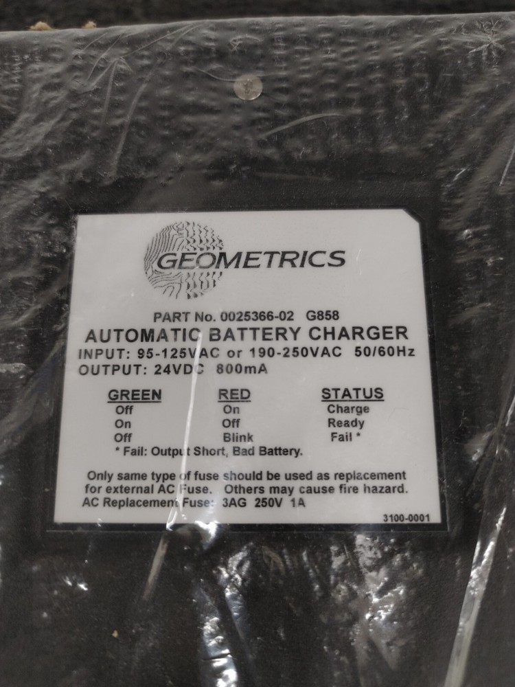 GEOMETRIC 0025366-02 Automatic Battery Charger