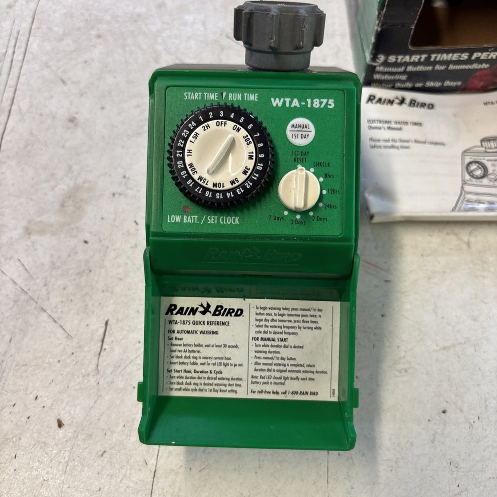 Rain Bird Water Timer Controllers Model WTA-1875. A5 005