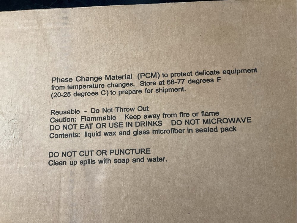 Phase Change Material Pad