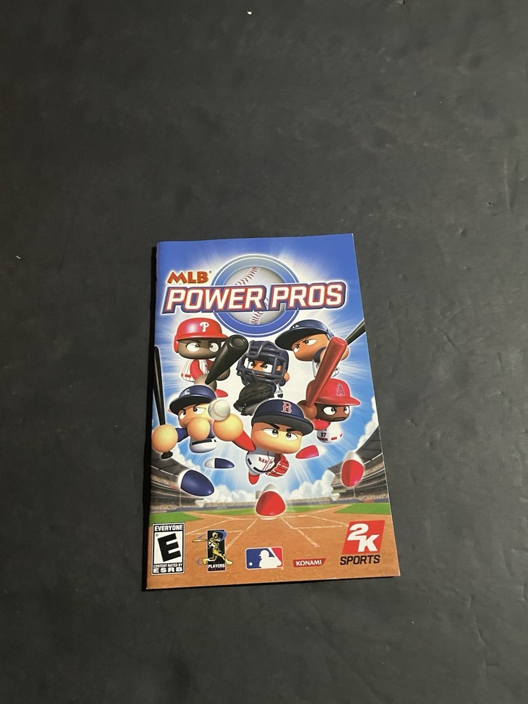 mlb power pros ps2 Manual Only