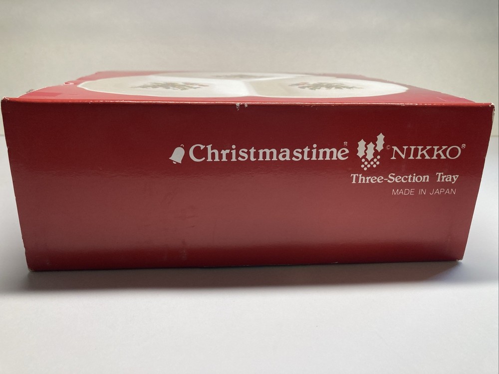 Nikko Christmastime Three-Section Tray