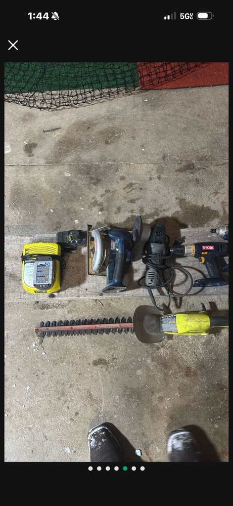 Assortment Ryobi Tools