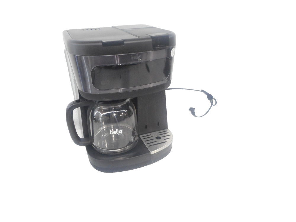 bella PRO MultiBrew 12-Cup Drip & Single-Serve Coffee Maker - Black