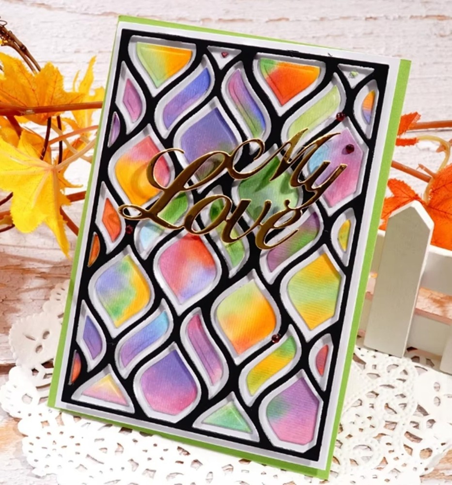 Rectangular Frame Metal Die Cuts,Rectangle Frame Wedding Cutting Dies Cut Ste...