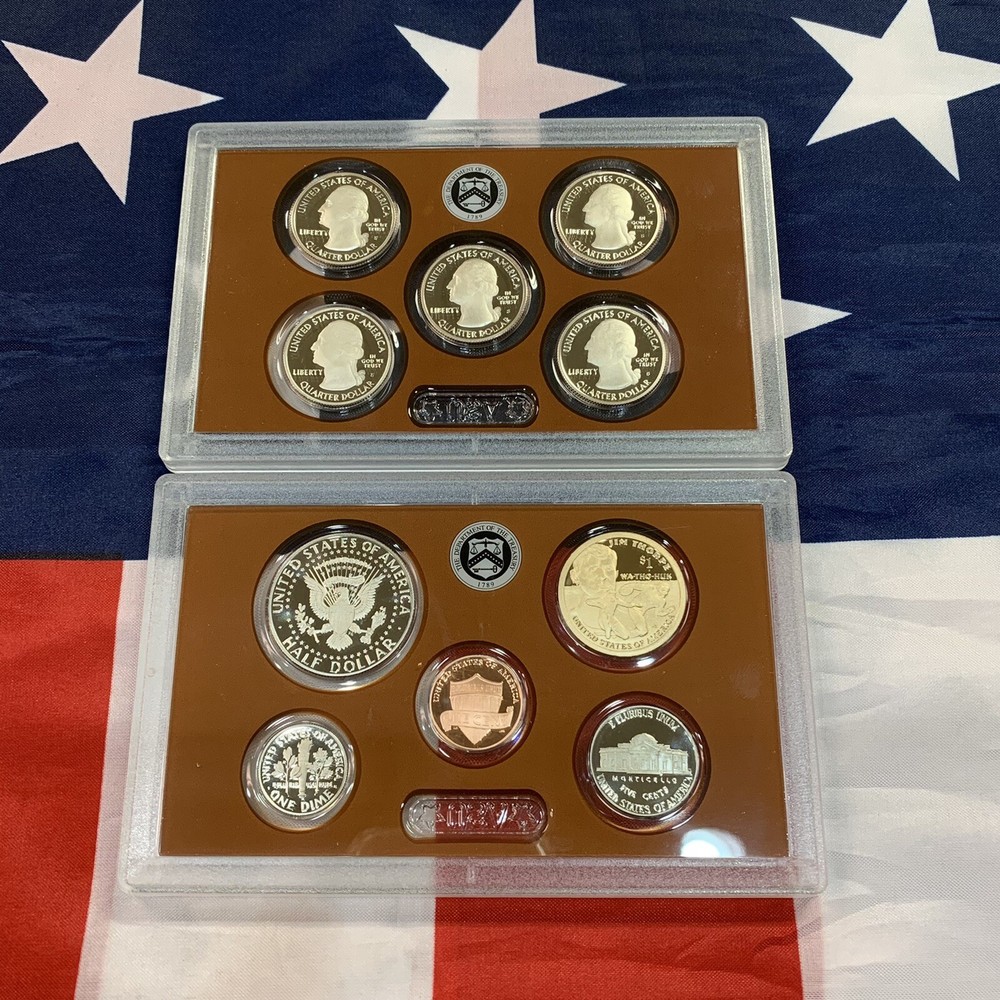 2018 Proof Set. 10-coin set. CLAD