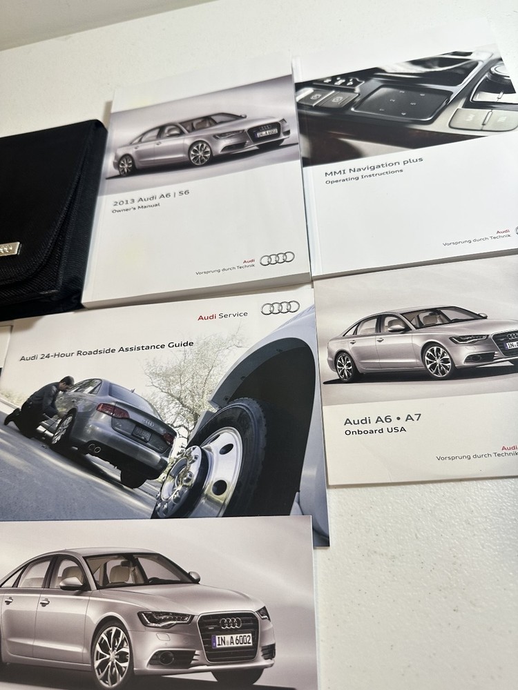 Audi A6 S6 A7 Owner's Manuals Set 2013