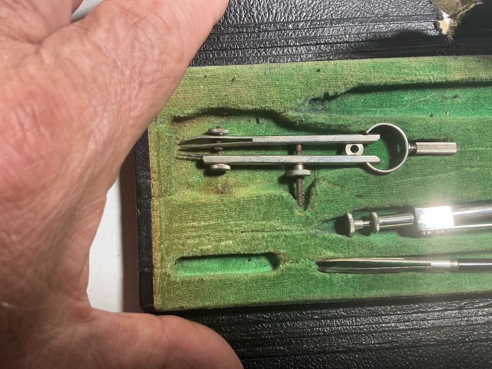 Vintage Steller Drafting Tools Incomplete Sets