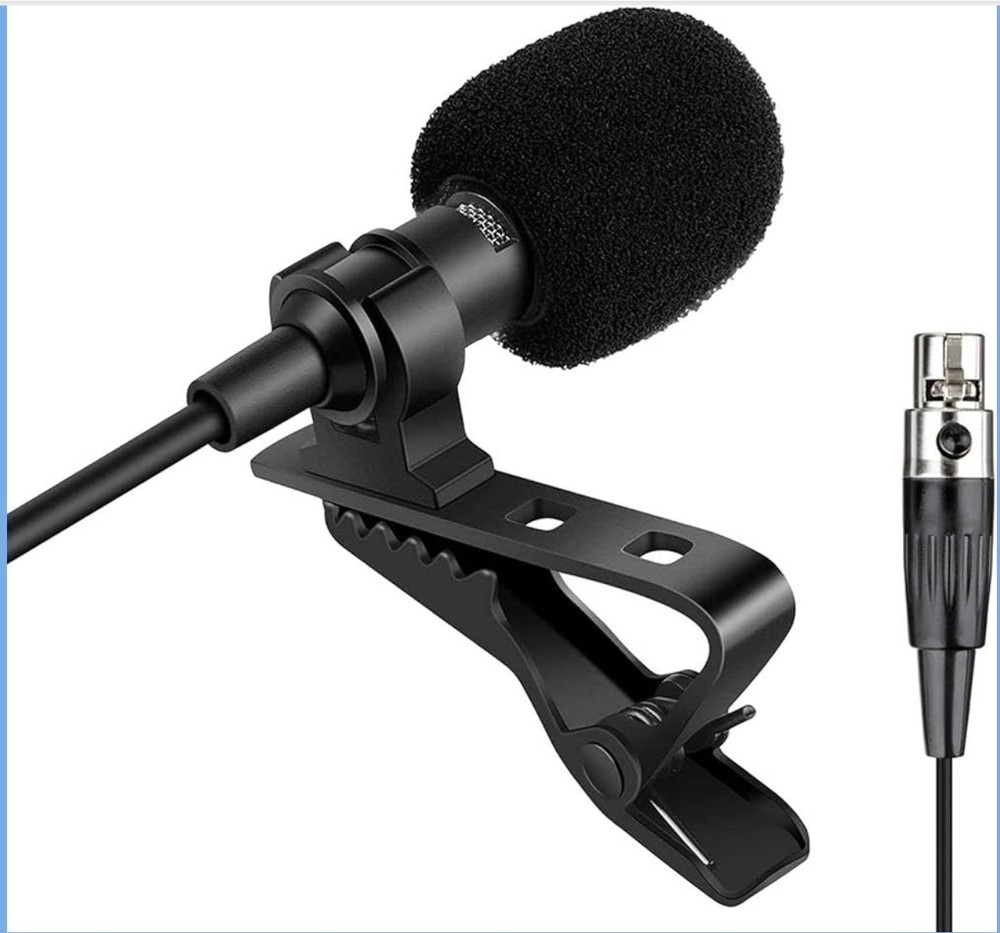 Lavalier Microphone Lapel Microphone Compatible with Shure Wireless Transmitter