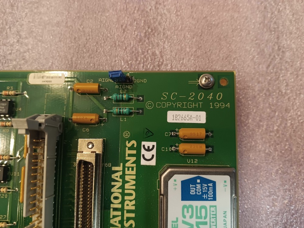 National Instruments SC-2040 Sampling Differential Amplifier 182667A-01 (B4)
