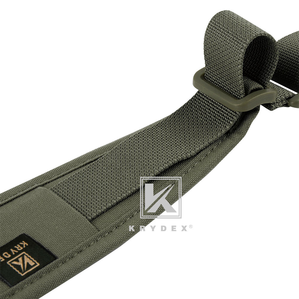 KRYDEX Tactical Sling Strap Modular Slingster Pull Tab 2Point Sling Ranger Green