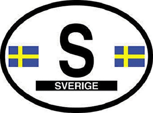 Sweden Flag Sticker- New in package