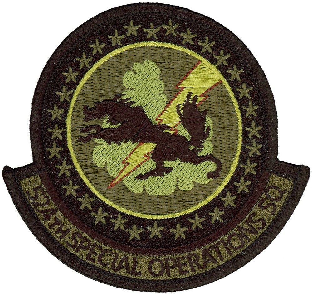 USAF 524th SPECIAL OPERATIONS SQUADRON PATCH - SUBDUED