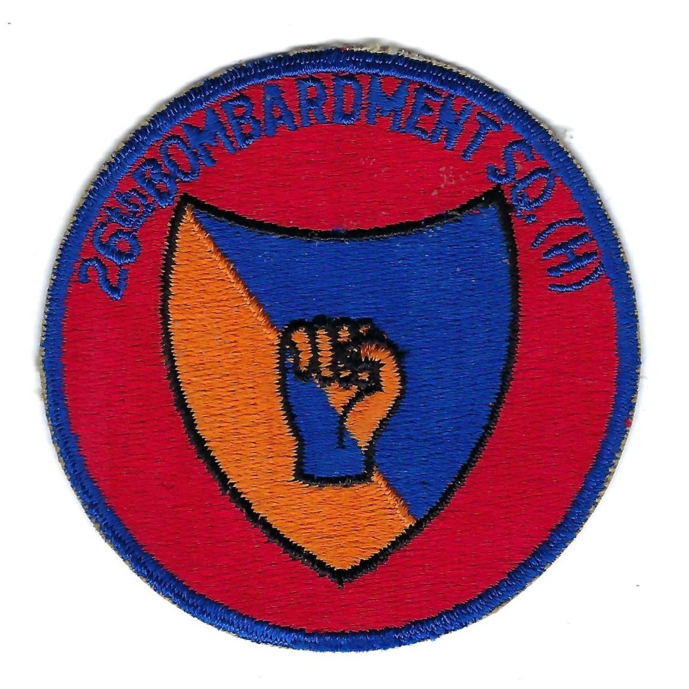 ORIGINAL 60's 26th BOMB SQUADRON(H) patch
