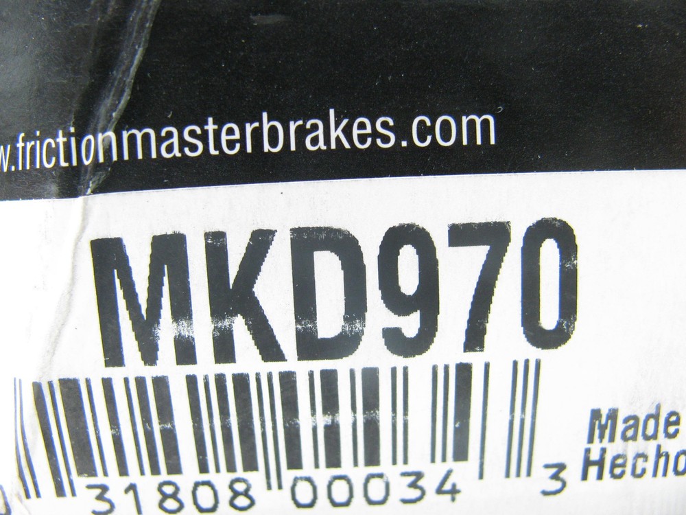 Friction Master MKD970 Front Disc Brake Pad Set For 2010-2012 Transit Connect