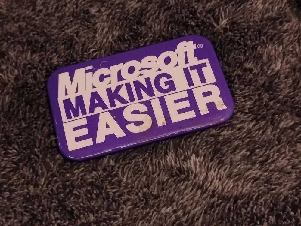 Original Microsoft Xbox LIVE Sticker Promotional Decal & Making It Easier Pin