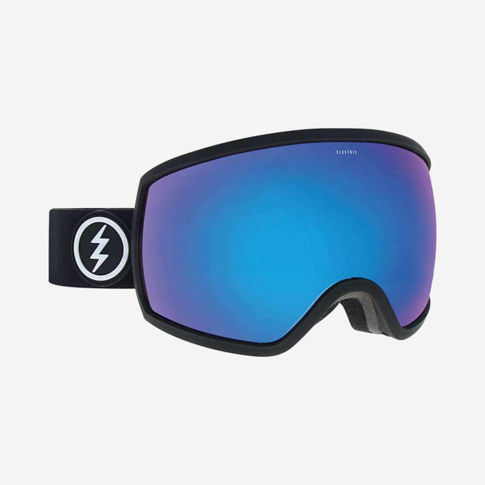 Electric Visual EGG Matte Black Snowboarding Goggles (Brose / Blue Chrome)