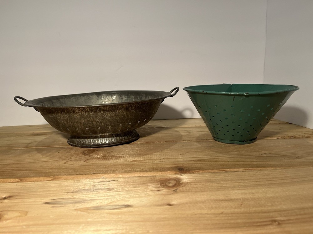 Vintage Strainers/ Colanders -Lot Of 2