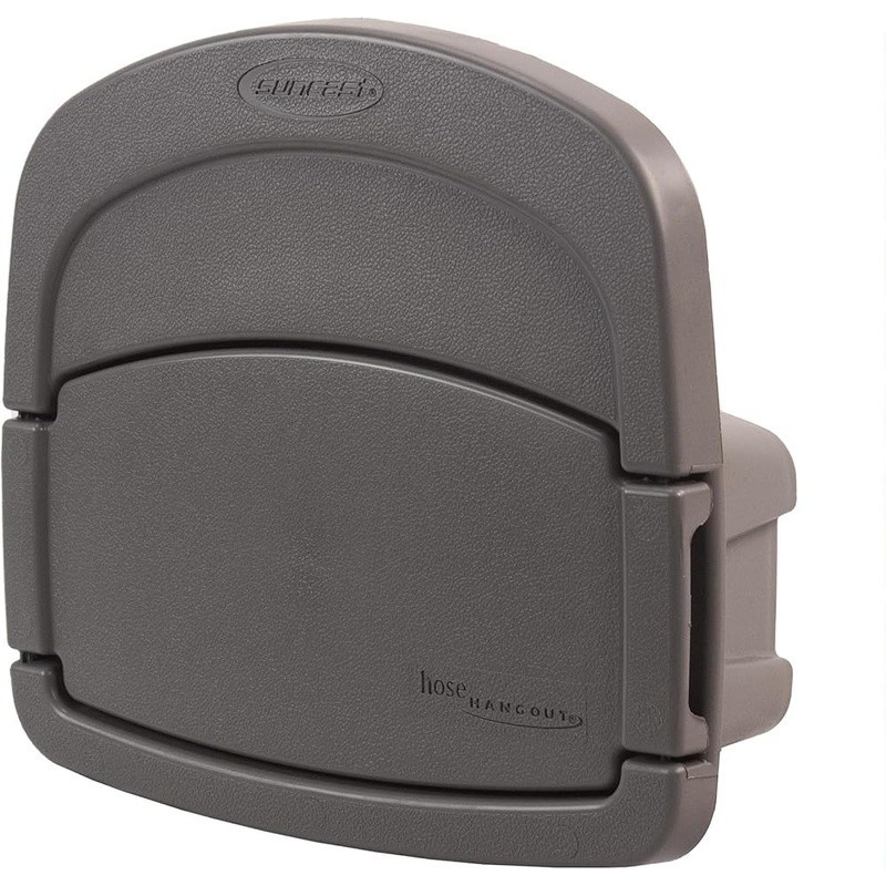 Hose Storage Solution Wall Mount Garden Hose Holder W/ Compartment Accessories