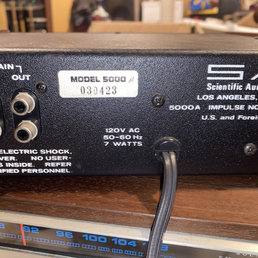 Vintage SAE 5000A Impulse Noise Reduction System Rare