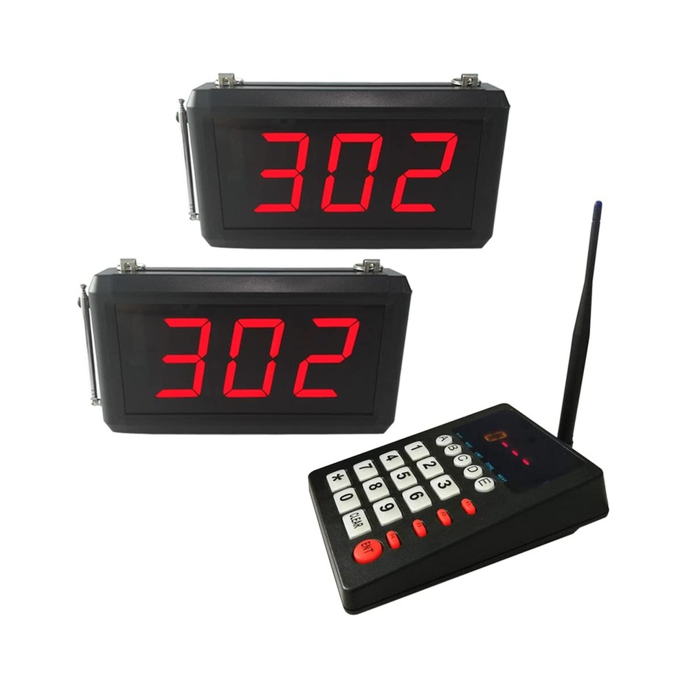 Queue Calling System Pager - Take A Number System Waiting Number System Custo...