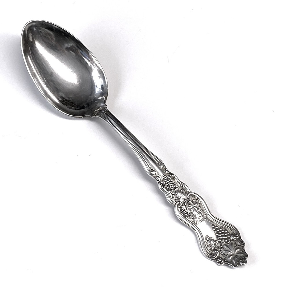 Moselle Grape & Leaf Pattern American Silver Co ASCo • Oval Soup Spoon