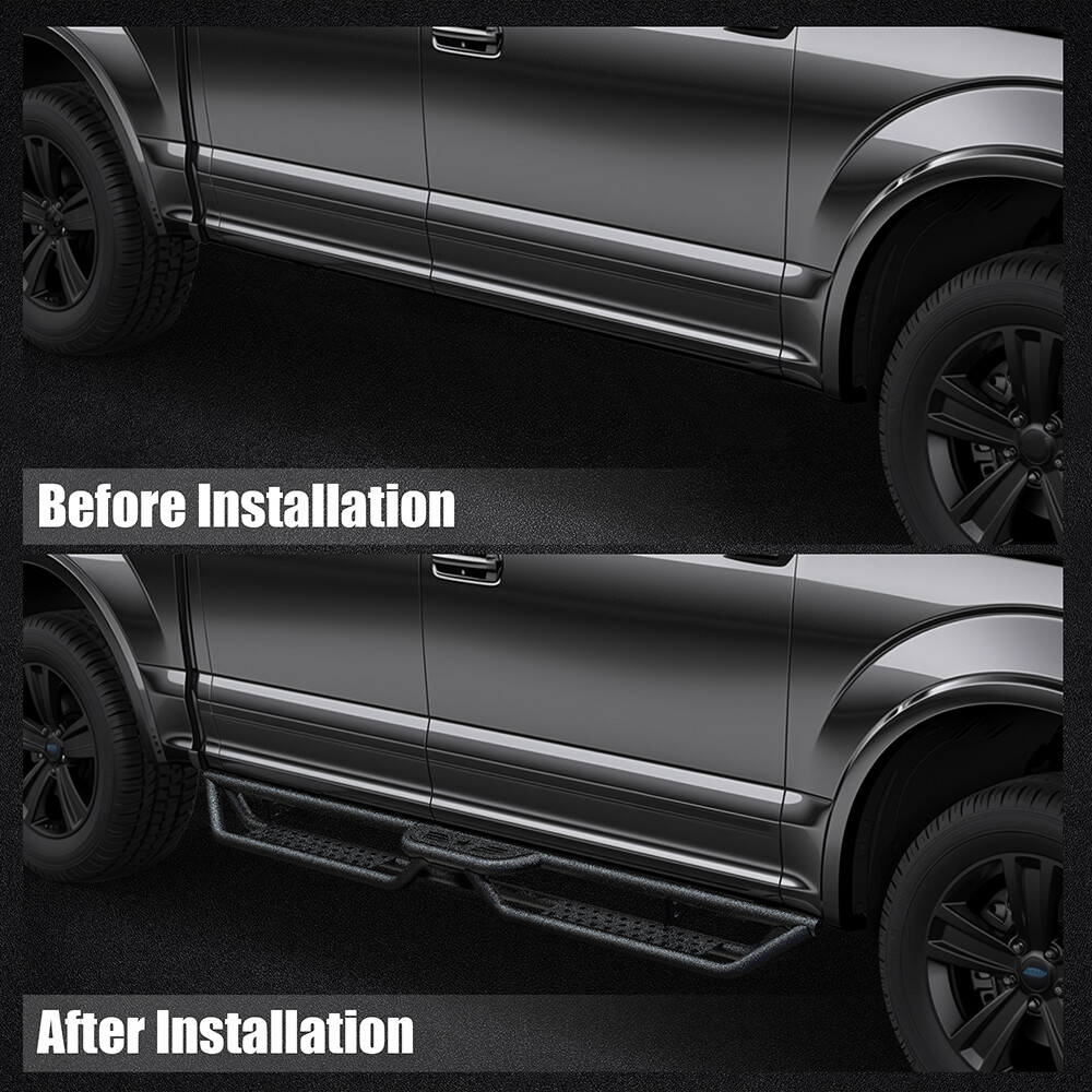 Running Boards for 2007-2018 Silverado/Sierra 1500 Double Extended Cab Side Step