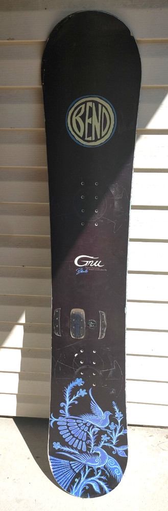 Gnu Mervin Barrett Christy Snowboard Deck ONLY 153cm