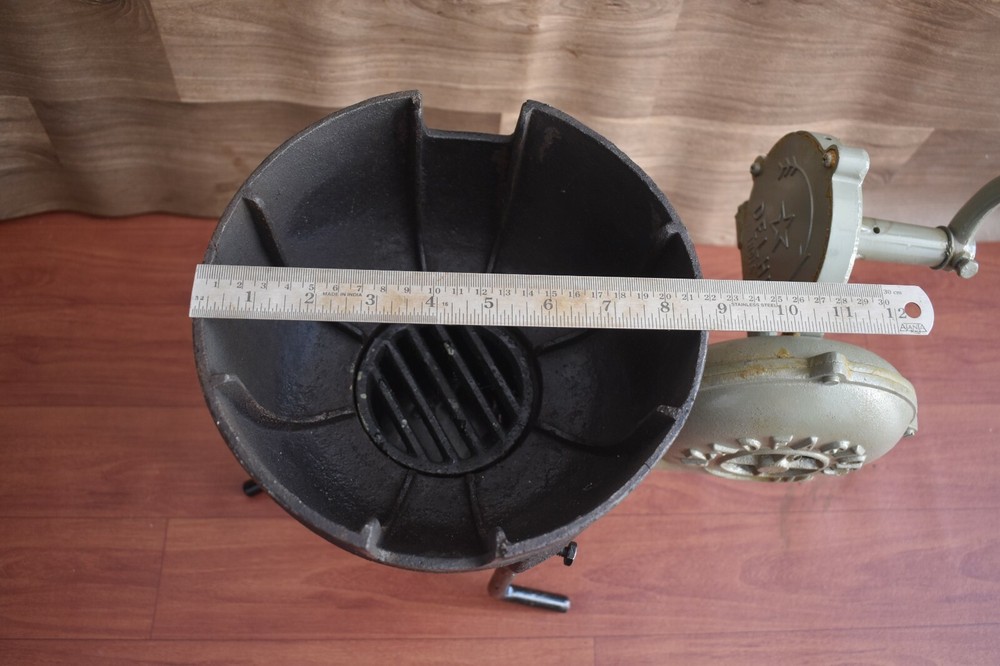 Blacksmith's Forge with Hand Blower Blacksmith Vintage Style Coal Forge Furnace