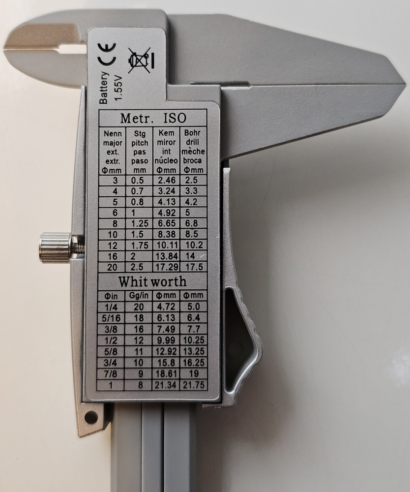 General Tools Instruments # 146 Digital Caliper Range 150mm Parts only Utested