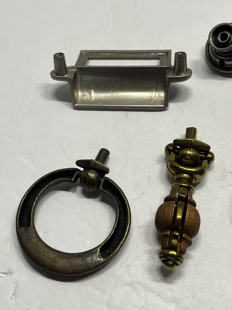 Vintage Lot (14) NOS Miscellaneous Drawer Pulls, Knobs, Etc.